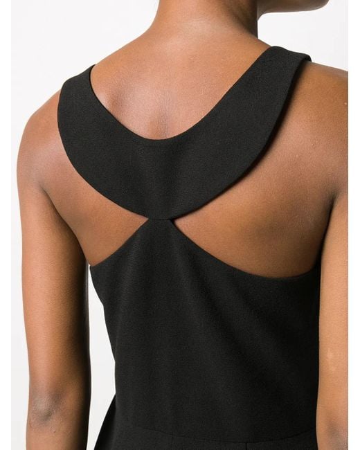 Givenchy Black Graphic Neck Dress