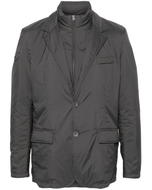 メンズ Herno レイヤード ジャケット Gray