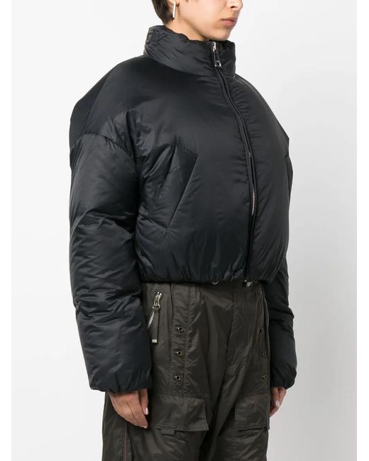 Khrisjoy Black Zipped Cropped Jacket