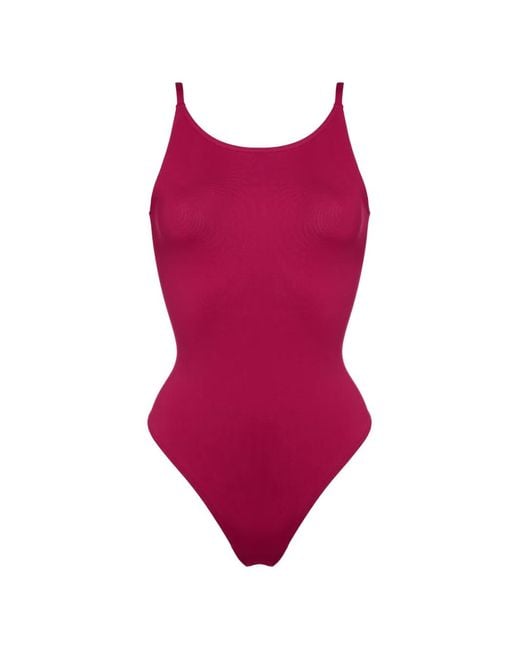 Eres Red Cambrure One-Piece Swimsuit