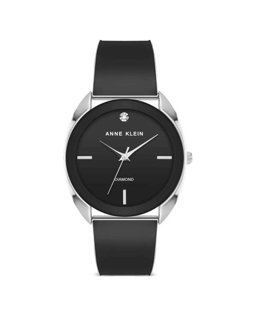 Anne Klein Black 34Mm Bangle Watch