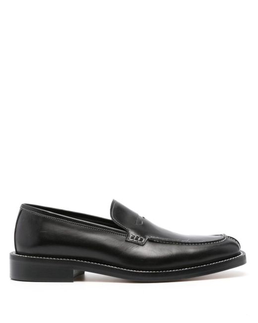 Paul Smith Alvar 40mm Leather Loafers in Black for Men | Lyst