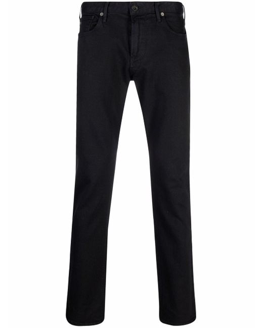 Emporio Armani Denim Skinny Broek in het Blauw voor heren - Lyst