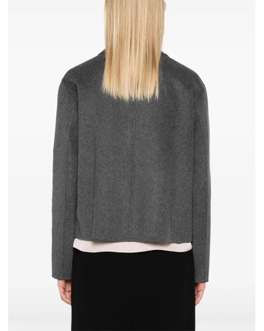 Theory Gray Cropped Jacket
