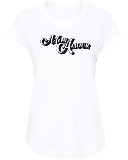 Zadig & Voltaire White Woop Amour T-Shirt