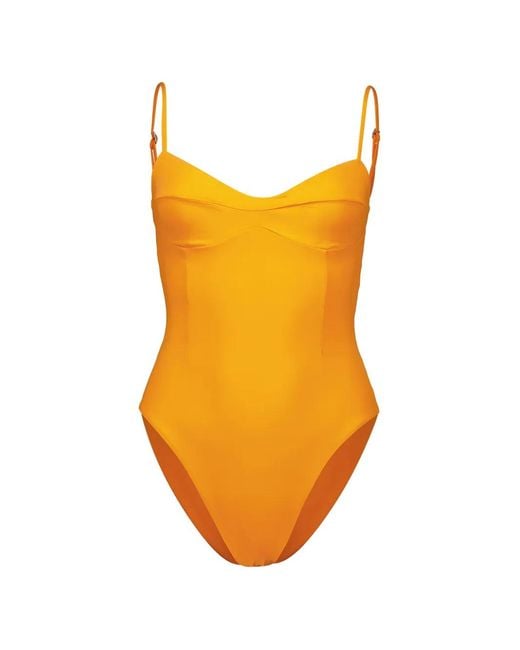 Haight Orange Adjustable-Strap Swimsuit