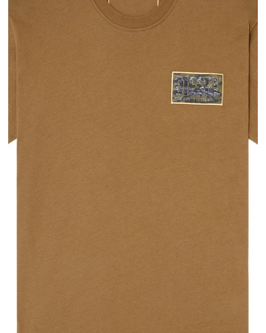 DIESEL T-Norm-T3 T-Shirt Met Grafische Print in het Brown voor heren