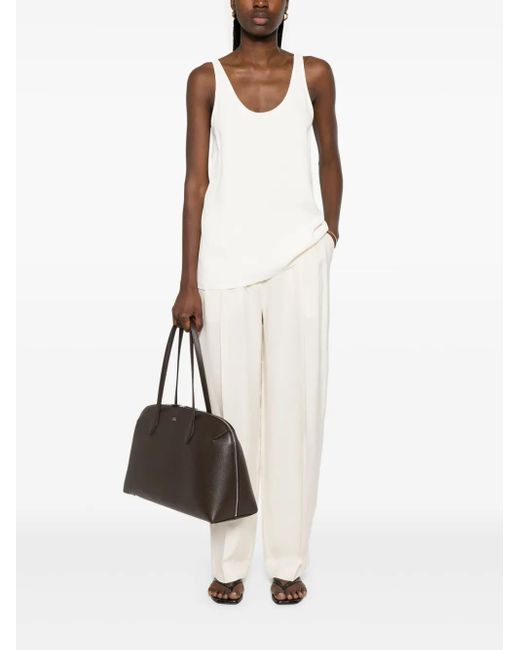 Totême White Textured Top