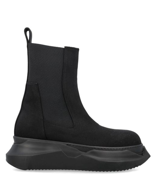 Rick Owens Black Beatle Abstract Stiefel