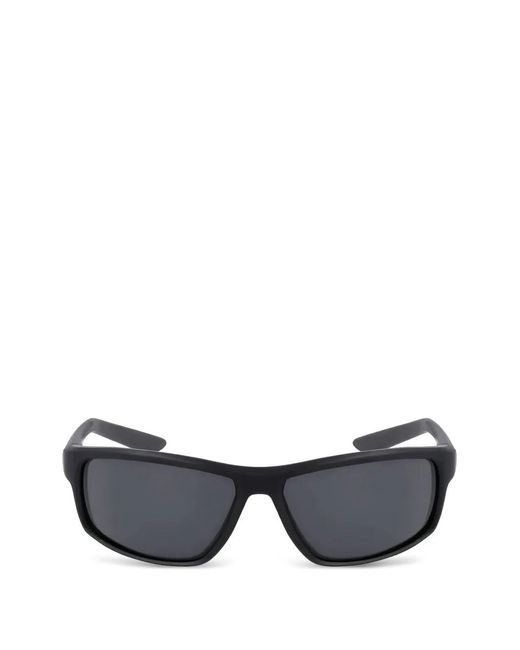 Nike Black Rabid 22 Rectangle-Frame Sunglasses