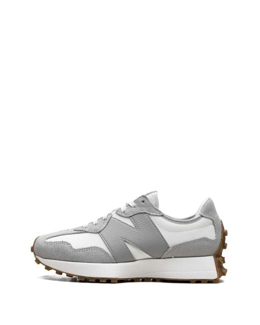 New Balance White 327 "Raincloud/Reflection" Sneakers
