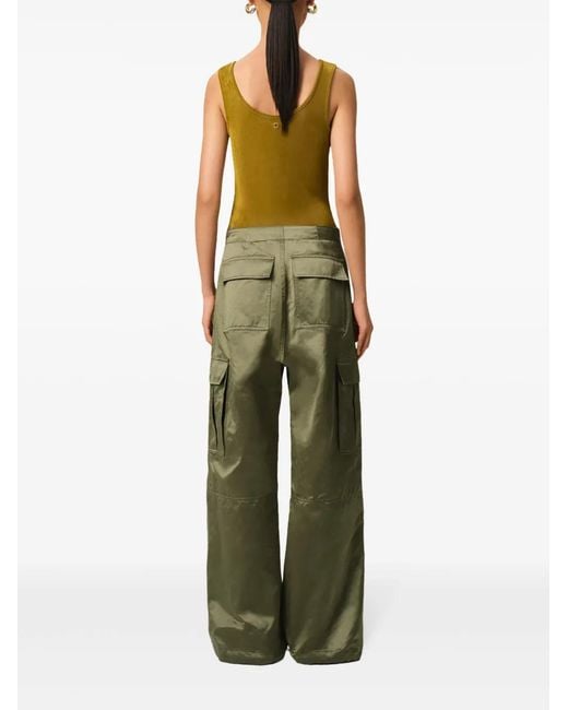 AMI Green Zipped Cargo Pants