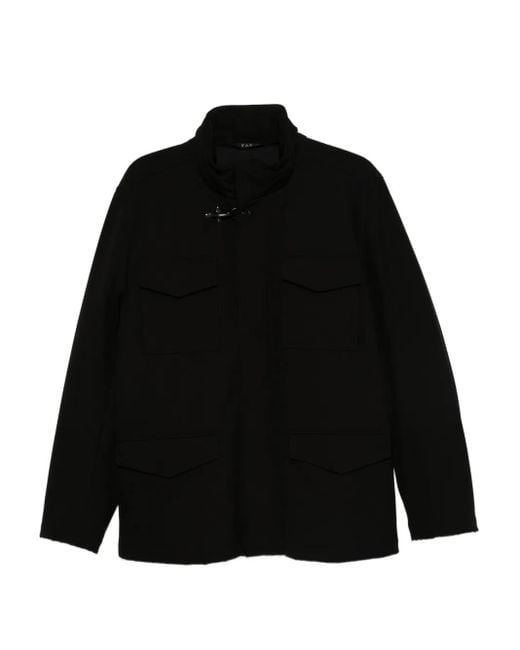 Chaqueta Con Cierre De Trenca Fay de hombre de color Black