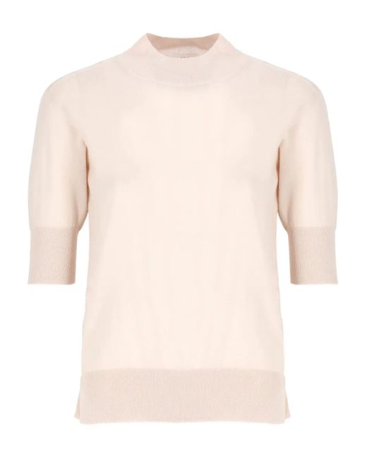 Jil Sander ハイネック ショートスリーブセーター White
