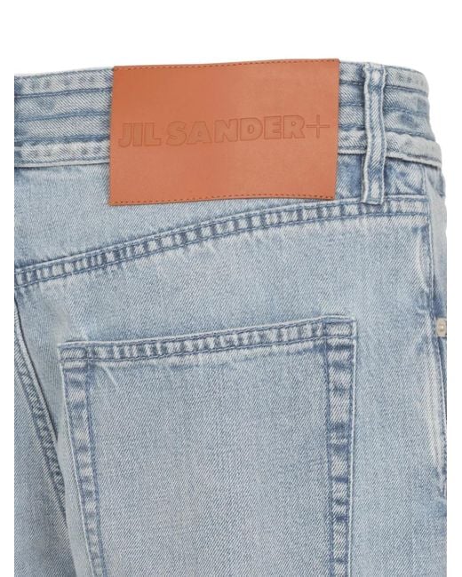 Jil Sander Blue Panelled Jeans for men