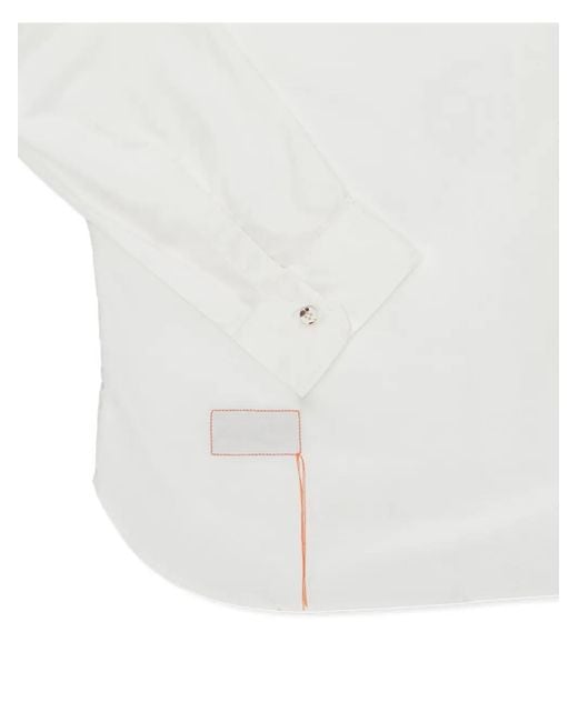 Fortela White Liam Chest-Pocket Shirt for men