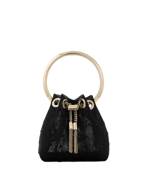 Borsa A Tracolla Bon Bon Mini di Jimmy Choo in Black