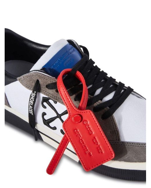 Off-White c/o Virgil Abloh New Low Vulcanized Sneakers in Red für Herren