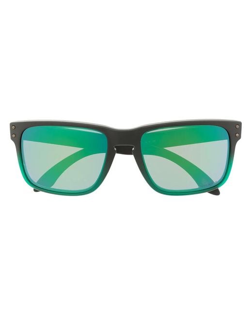 Oakley Green Gradient Square-Frame Sunglasses for men