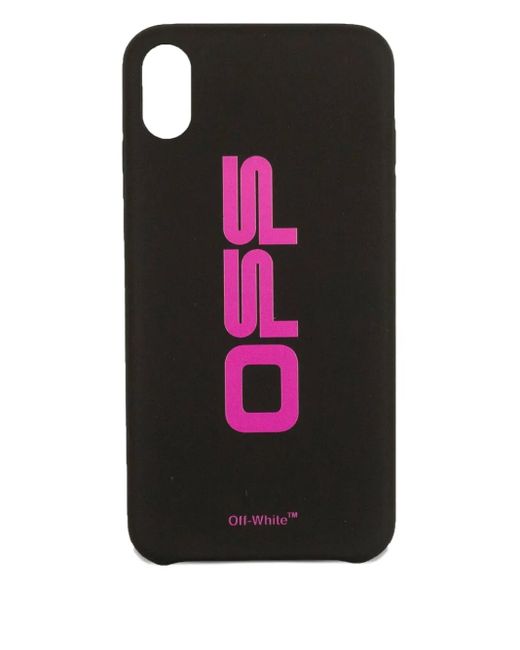 Off-White c/o Virgil Abloh Black Carryover Xs Max Phone Case