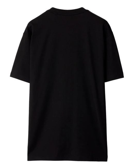 Burberry Black T-Shirts And Polos