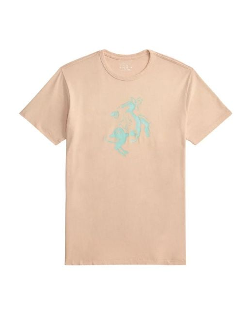 RRL White Polo Pony Short-Sleeve T-Shirt for men