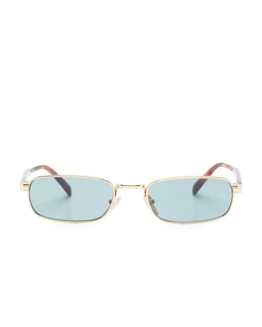 Prada Blue Square-Frame Sunglasses for men