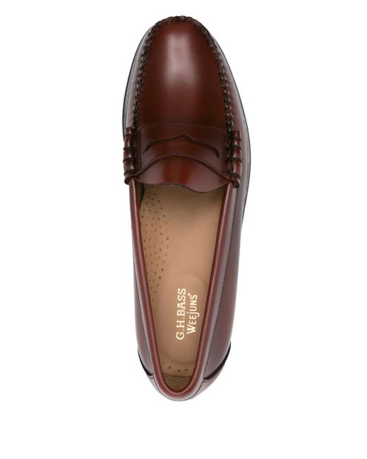 G.H.BASS Brown Weejuns Larson Penny Loafers for men