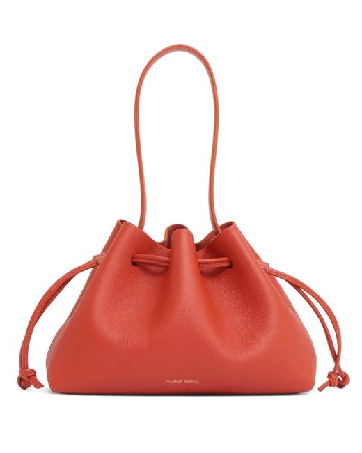 Bolso shopper con cordones Mansur Gavriel de color Red