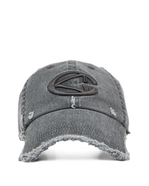 CAMPERLAB Gray Rcd Mallorca Distressed-Effect Cap