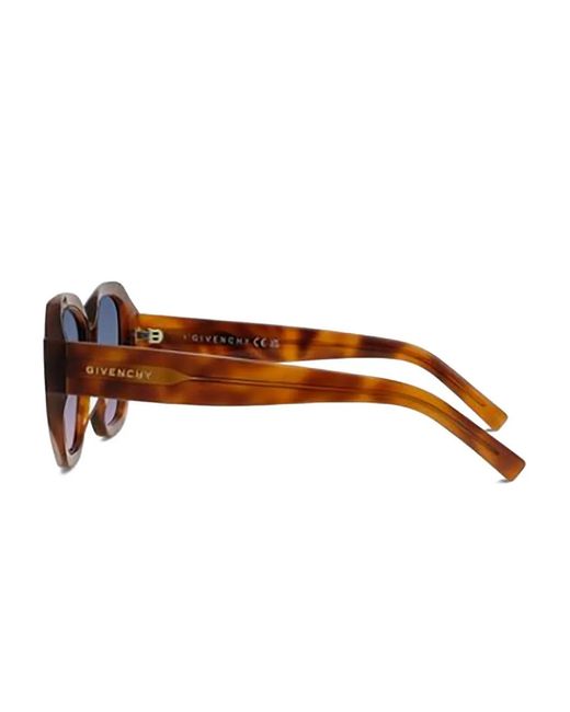 Givenchy Blue Geometric-Frame Sunglasses