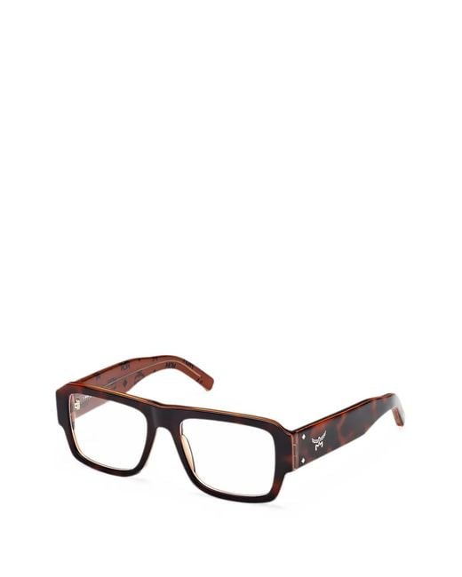 MCM Black Lunettes De Vue À Monture Carrée for men