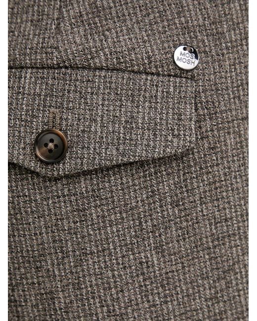 Mos Mosh Gray Side-Stripe Trousers