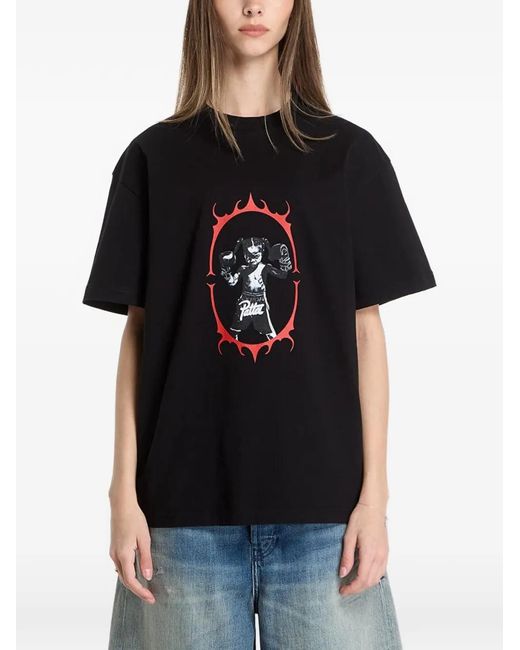 PATTA Black Boxing Graphic-Print T-Shirt