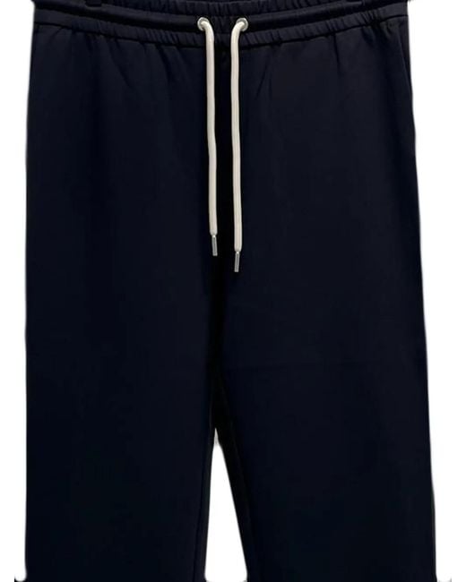 Moncler Blue Drawstring Track Pants for men
