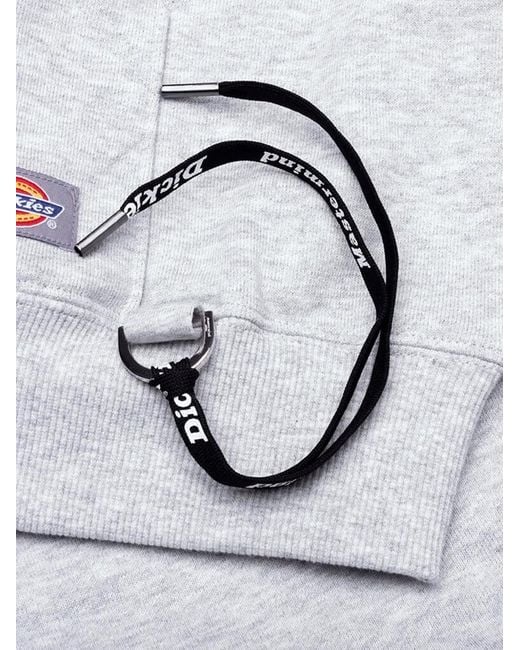 Mastermind Japan White X Dickies Logo-Graphic Hoodie for men