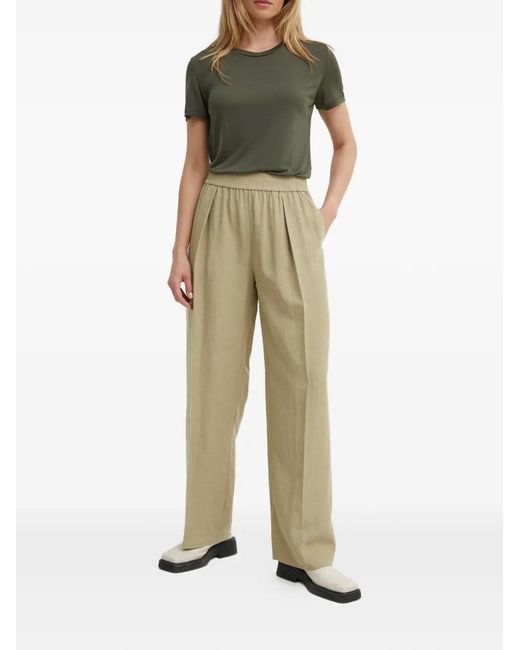 Samsøe & Samsøe Natural Sajulia Pleated Trousers