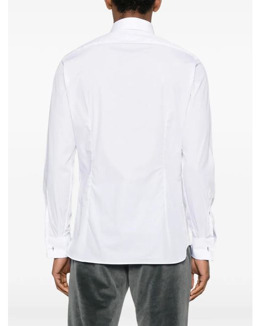 Truzzi White Long-Sleeve Shirt for men