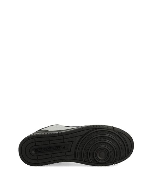 メンズ Karl Lagerfeld ロゴ スニーカー Black