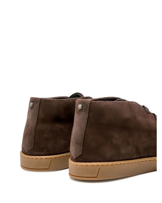 Canali Brown Desert-Boots Classiques for men