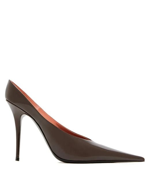 AMINA MUADDI Brown 105Mm Anok Pointed Pumps