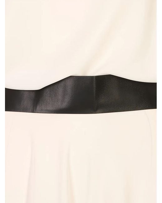 MEIMEIJ Natural Asymmetric Midi Dress