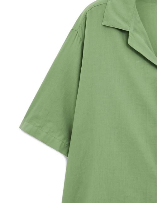 Aspesi Green Chemise Boutonnée À Manches Courtes for men