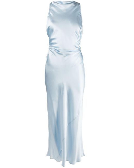 casette silk dress reformation