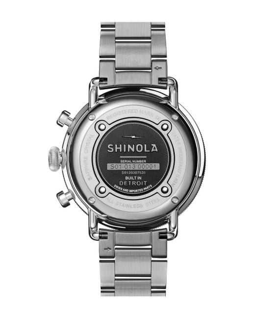 Shinola Green Canfield 42Mm for men