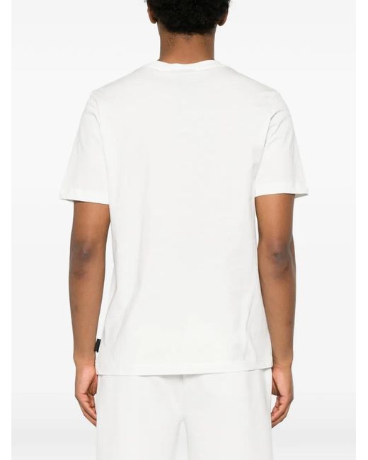 OUTHERE White Logo-Patch T-Shirt for men
