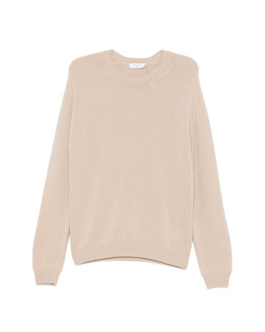 Pull À Bords Côtelés Boglioli pour homme en coloris Natural