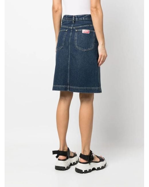KENZO Blue Denim Skirt
