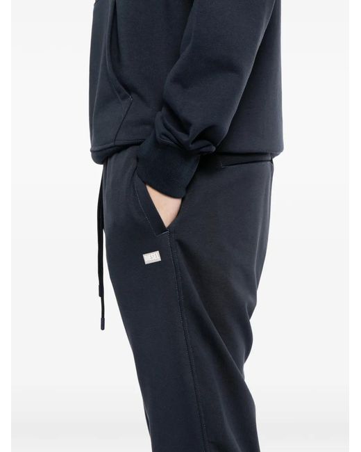 DIESEL Blue Logo Track Pants for men
