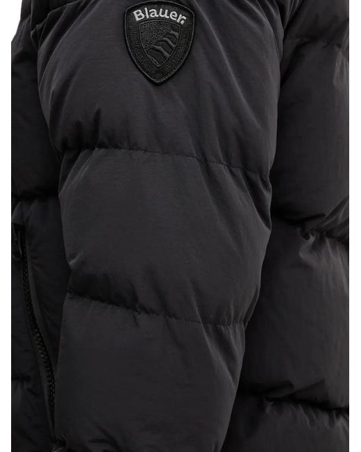 Chaqueta Con Capucha Blauer de hombre de color Black